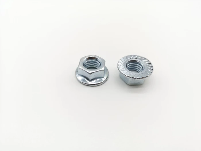 Metric Medium-Strength Steel Serrated Flange Locknuts